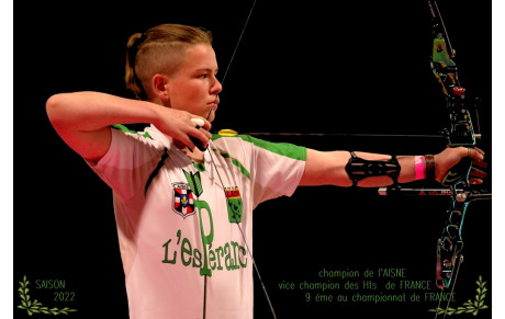  CHAMPIONNAT DE FRANCE JEUNES à CHOLET du 25 au 27/02/2022 Tir en Salle - 2X18M - Duels Saison 2022